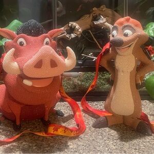 Custom bedazzled Disney Timon and Pumba